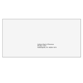 Super Forms INEF410 - Indiana State E-File Envelope