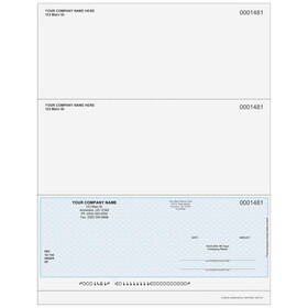 Super Forms L1481P - Multi-Purpose Bottom Business Check (with Extra Perf)