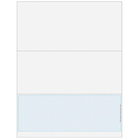 Super Forms L80503XX - Classic Blank Bottom Business Check with Herringbone Background