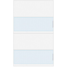 Super Forms L80505XX - Classic Blank 2up Business Check with Herringbone Background