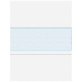 Super Forms L80510B14 - Classic Blank Middle Business Check with Herringbone Background