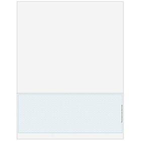 Super Forms L80523B14 - Classic Blank Bottom Business Check with Herringbone Background