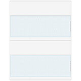 Super Forms L85009XX - Classic Blank 2up Business Check with Herringbone Background