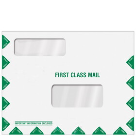 Super Forms LA100 - First Class Double Window Envelope