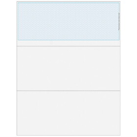 Super Forms LSR301XX - Classic Blank Top Business Check with Herringbone Background