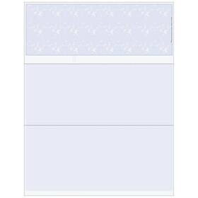 Super Forms MARSTUBTXX - Essential Blank Top Business Check with Marble Background and Colored Stubs