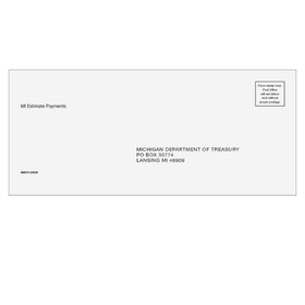 Super Forms MIEST10 - Michigan Estimate &amp; E-file Envelope
