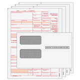 Super Forms MISCS4E - 1099-MISC Miscellaneous Information Preprinted 4-Part Kit (with Self Seal Envelopes)