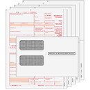 Super Forms MISCS5EG - 1099-MISC Miscellaneous Information Preprinted 5-Part Kit (with Moisture Seal Envelopes)