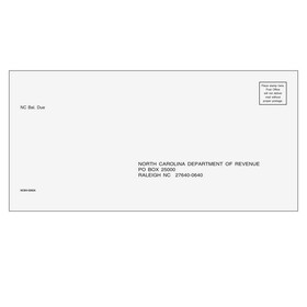 Super Forms NCB410 - North Carolina Balance Due &amp; E-file Envelope