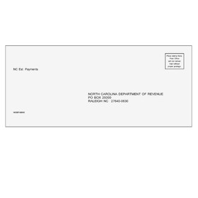 Super Forms NCEST10 - North Carolina Estimate Envelope