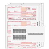 Super Forms NECS3EG - 1099-NEC Non-Employee Compensation Preprinted 3-Part Kit (with Moisture Seal Envelopes)