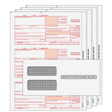 Super Forms NECS4EG - 1099-NEC Non-Employee Compensation Preprinted 4-Part Kit (with Moisture Seal Envelopes)
