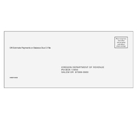 Super Forms OREST10 - Oregon Estimate &amp; Balance Due E-file Envelope