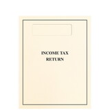 Super Forms OTOPXX - Top Staple Income Tax Return Folder with Single Window