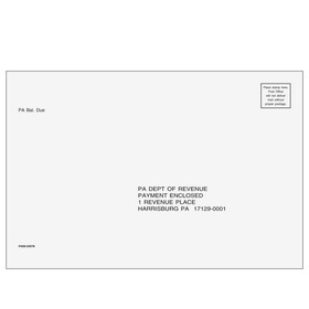 Super Forms PAB610 - Pennsylvania Balance Due &amp; E-file Envelope
