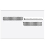 Super Forms R4UPDWENV05 - 4up 1099 Double Window Envelope (Moisture Seal)