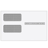 Super Forms RDWENVSTE - 2up 1099 Double Window Envelope (Self Seal & Tamper Evident)