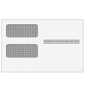 Super Forms RDWENVSTE - 2up 1099 Double Window Envelope (Self Seal &amp; Tamper Evident)