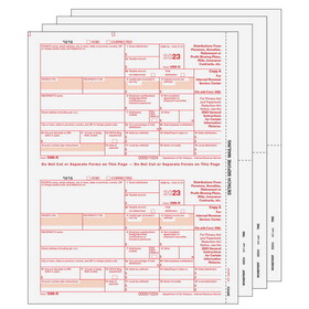 Super Forms RSET605 - 1099-R Distributions from Pensions, etc. - 6-part Set (Blank Copies)