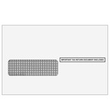 Super Forms SWENV05 - 2up W-2 Single Window Envelopes (Moisture Seal)