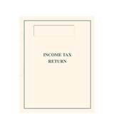 Super Forms TABFLDO10 - Side Staple Income Tax Return Folder with Single Window