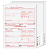 Super Forms TRADSET805 - Traditional W-2 Form 8-part Set (Blank Copies)