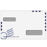 Super Forms UNIE - W-2/1099 Double Window Envelopes - Universal (Moisture Seal)