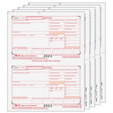 Super Forms W2COMBS605 - Condensed W-2 Form 6-part Set (2-up Copies)