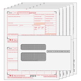 Super Forms W2TRADS6EG - Traditional W-2 Form Preprinted 6-part Kit (with Moisture Seal Envelopes)
