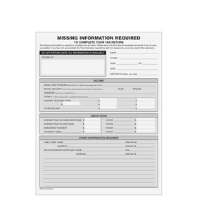 Custom Super Forms A072 - Missing Information Forms (with Checklists ...