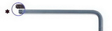 Bondhus 11740 T-40 BallStar L-wrench - Long Arm - Tagged & Barcoded