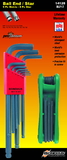 Bondhus Bonus Pack - Ball End L-wrench Set 10999 (1.5-10mm) & GorillaGrip Fold-up Set 12634 (T9-T40)