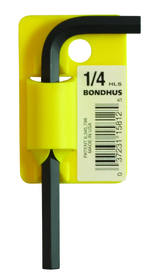 Bondhus 15808 9/64" Hex L-wrench - ShortTagged & Barcoded