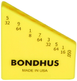 Bondhus Bondhex Case Holds 8 L-Wrenches .050-5/32