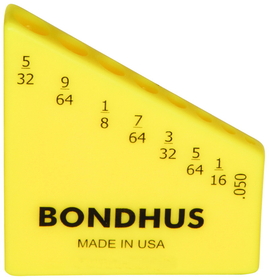 Bondhus 18032 Bondhex Case Holds 8 L-Wrenches .050-5/32"