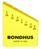 Bondhus 18045 Bondhex Case Holds 7 L-Wrenches 5/64-3/16