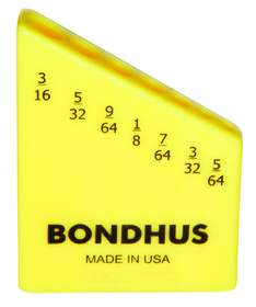 Bondhus 18045 Bondhex Case Holds 7 L-Wrenches 5/64-3/16"