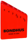 Bondhus Bondhex Case Holds 6 L-Wrenches 1.5-5mm