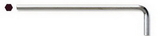 Bondhus 3.5mm BriteGuard Plated Hex L-wrench - Extra Long - Bulk