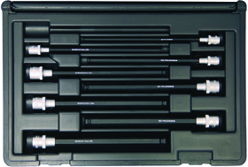 Bondhus 30887 Set 8 ProHold Ball Bits 6" (3-10mm) w/Sockets in Molded Black Case