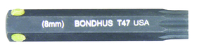 Bondhus T100 ProHold Star Bit 2.5" 22mm stock size