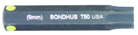 Bondhus 32050 T50 ProHold Star Bit 2" 9mm stock size