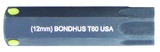 Bondhus 32090 T90 ProHold Star Bit 2.5
