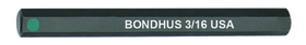 Bondhus 33210 3/16" ProHold Hex Bit 2"