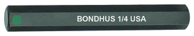 Bondhus 33212 1/4" ProHold Hex Bit 2"