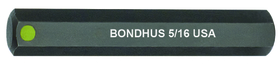 Bondhus 33213 5/16" ProHold Hex Bit 2"