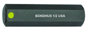 Bondhus 33216 1/2" ProHold Hex Bit 2"