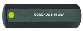 Bondhus 33217 9/16" ProHold Hex Bit 2"