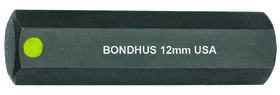 Bondhus 33280 12mm ProHold Hex Bit 2"